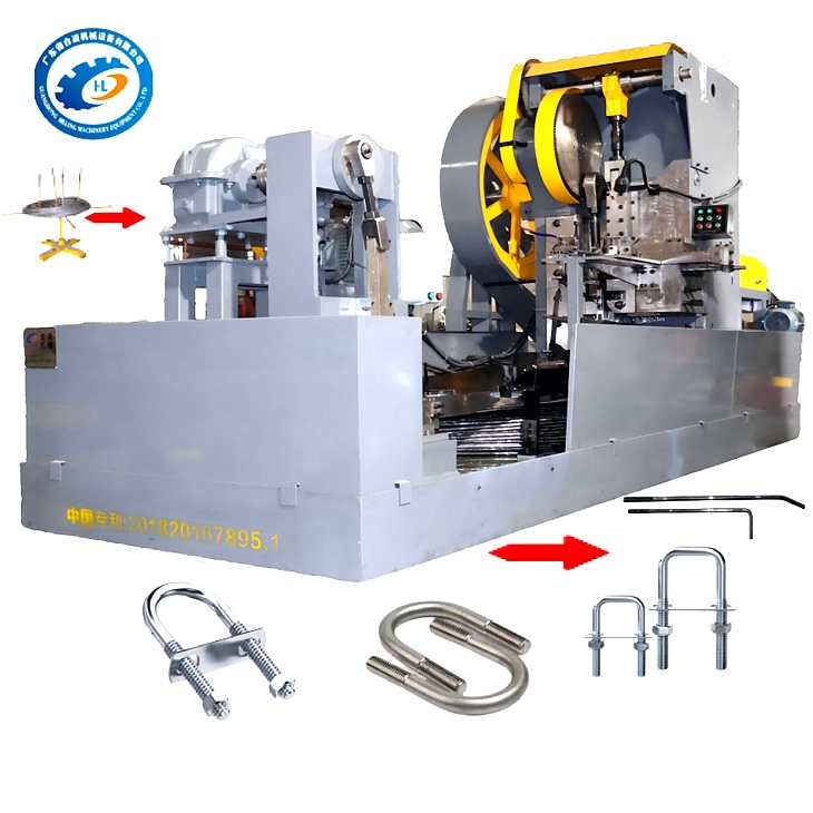 Fully automatic U-bolt forming machine Fully automatic U-bolt forming machine