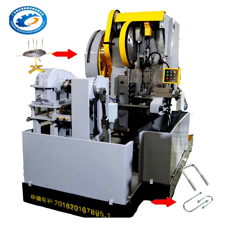 Fully automatic U-bolt forming machine