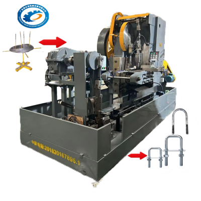 Automatically cut off ultra-long double-headed teeth U-shaped machine