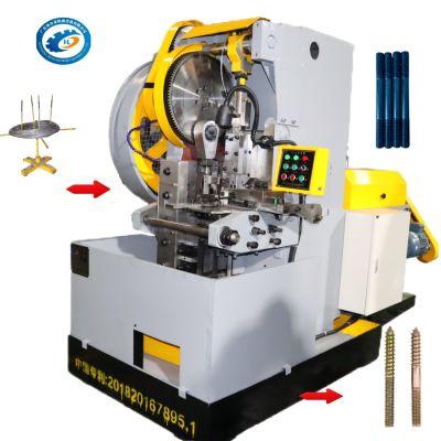 Straightening and cutting teeth rubbing machine